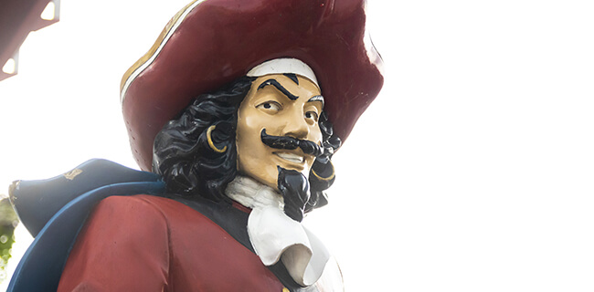 In der Zeit der Piraten galt der goldene Ohrring als eine Art Versicherung