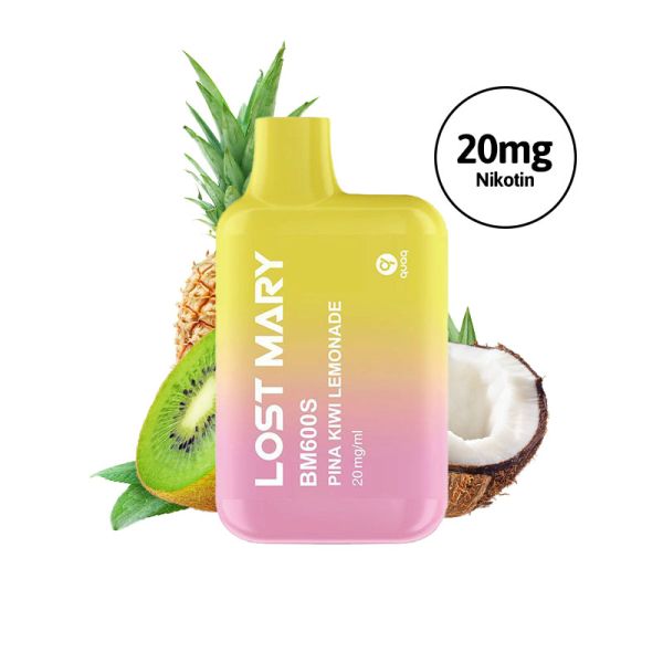 Lost Mary BM600S, Pina Kiwi Lemonade - Vape