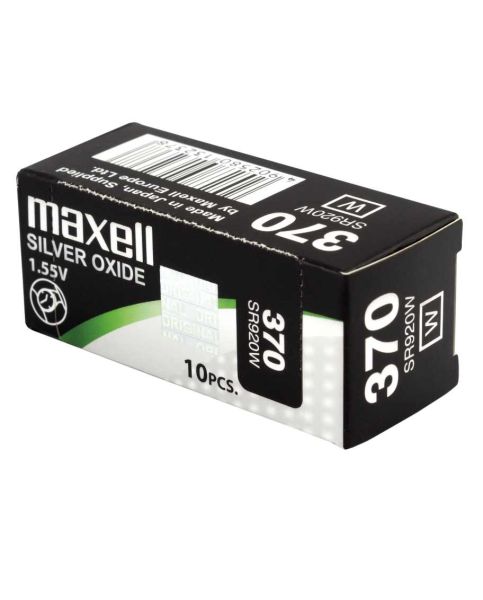 Maxell 370 / SR920W - 10 Knopfzellen