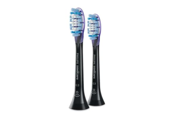 Philips G3 Premium Gum Care, Schwarz - 2 Zahnbürsten-Aufsätze