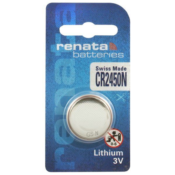 Renata CR2450N - Knopfzellen Batterie (Swiss Made).