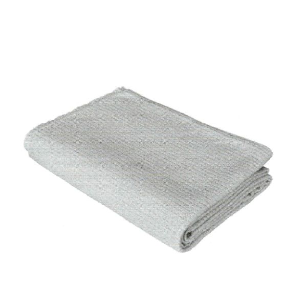 Eskimo Tagesdecke Häckeldecke in Silber - 100% Baumwolle