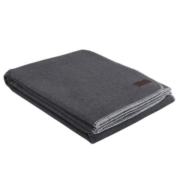 Eskimo Luxusvelours Decke (220x240cm) - Anthrazit
