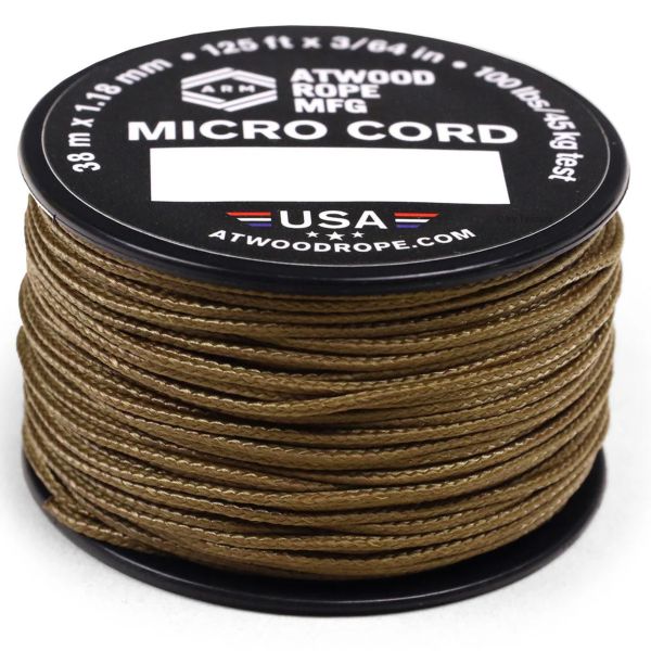 Atwood Rope MFG Micro Cord (Coyote) - 38 m Outdoor-Schnur