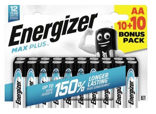 Energizer Max Plus AA (LR6) - 20 Batterien