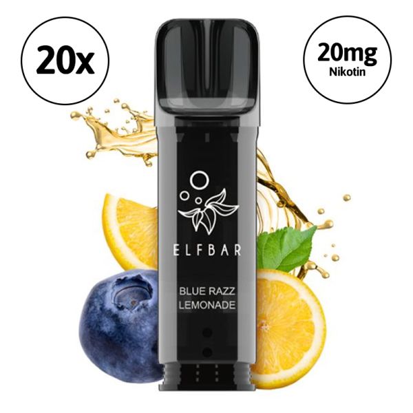 Elfbar ELFA Pro Pods Blue Razz Lemonade (20 mg) - 20 Pods