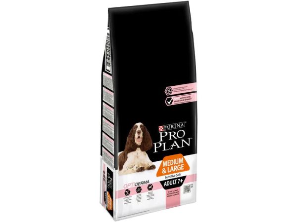 Purina Pro Plan Sensitive Skin, Senior (14 kg) - Trockenfutter