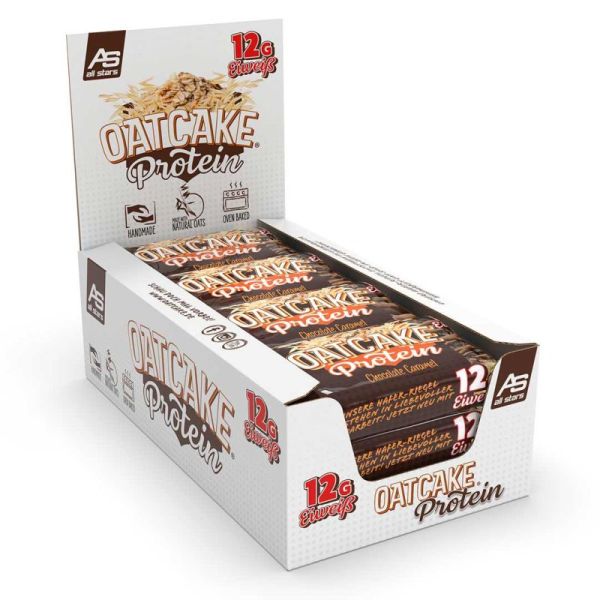 All Stars Oatcake Protein Bar 12x80g (Choco Caramel)