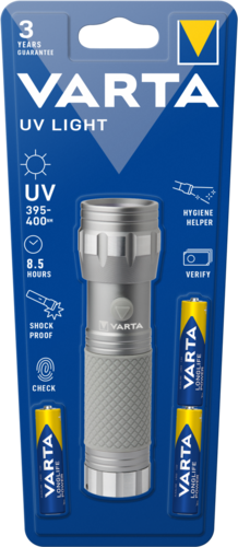 Varta UV Light LED - Taschenlampe mit ultraviolettem Licht