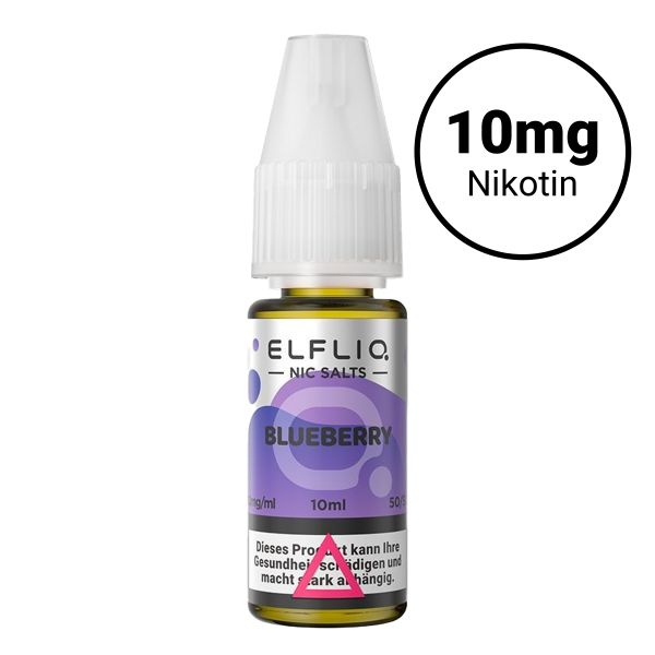 Elfbar Elfliq Nic Salts 10mg - Blueberry