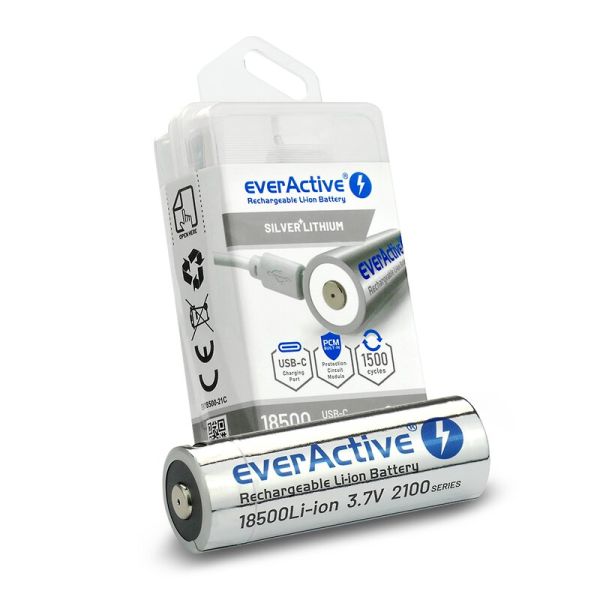 everActive 18500, 2100 mAh (Li-Ion) - Akku
