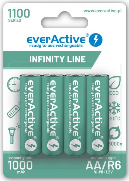 everActive Infinity Line AA - 4 Batterien