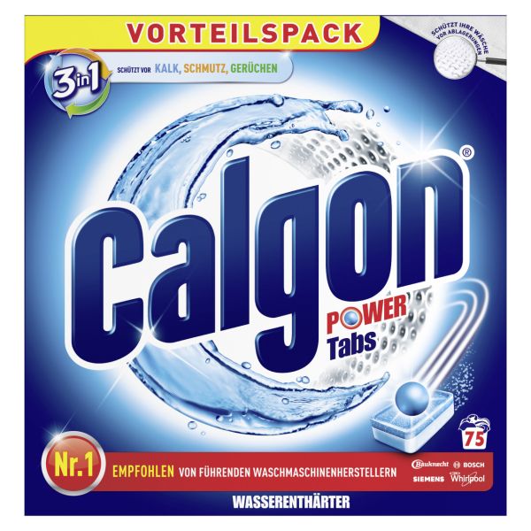 Calgon Power Tabs - 75 Wasserenthärter (3in1)