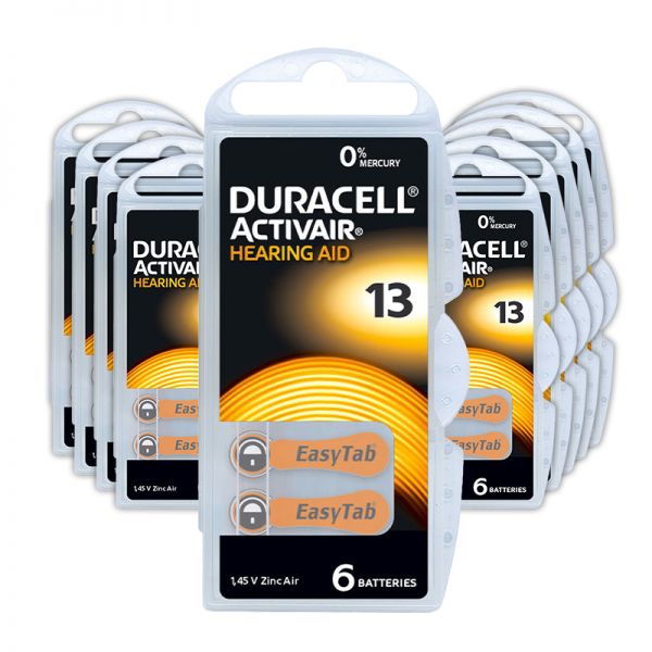 Duracell 13 EasyTab Hörgerätebatterien