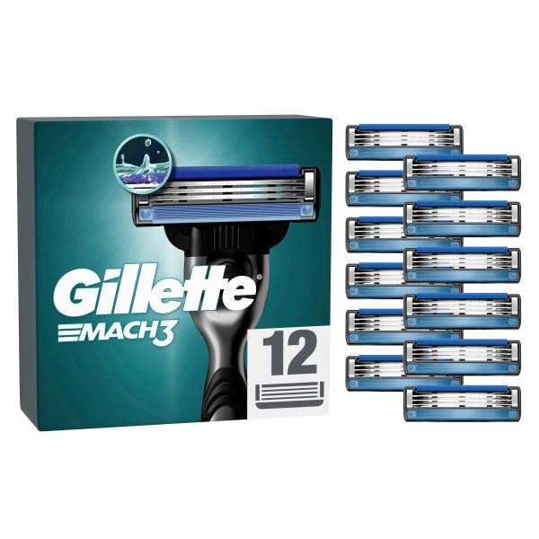 Gillette Mach3 - 12 Rasierklingen