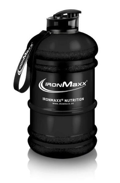 Ironmaxx Water Gallon 2200ml (Mattschwarz) - Trinkflasche
