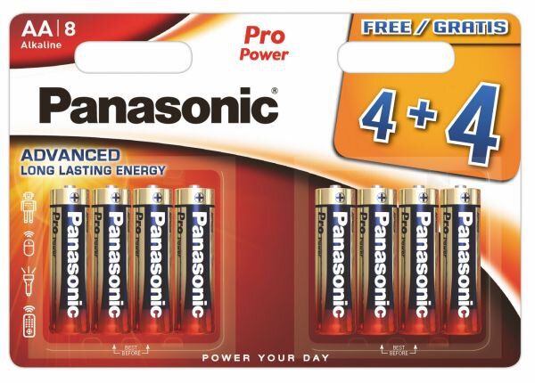 Panasonic Pro Power, AA - 8 Batterien