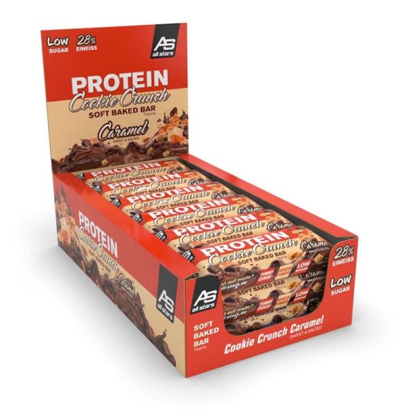 All Stars Protein Cookie Crunch 18x50g (Caramel Sweet&Salted)