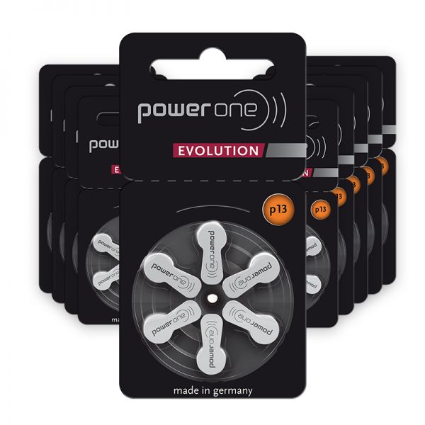 Power One Evolution p13 Hörgerätebatterien