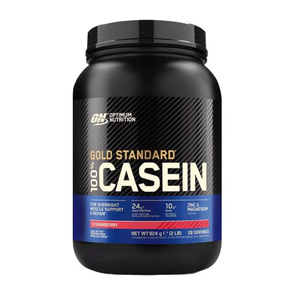 Optimum Nutrition 100% Casein Gold Standard (Delicious Strawberry) - 924 Gramm