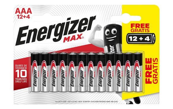 Energizer Max, AAA - 16 Batterien