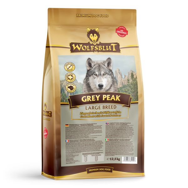 Wolfsblut Grey Peak Large Breed, Adult (12,5kg) - Trockenfutter