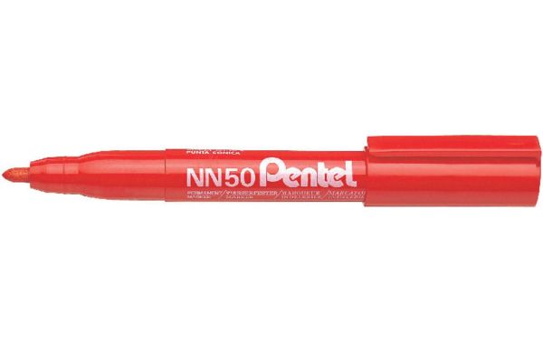 PENTEL Permanent Marker NN50 rot