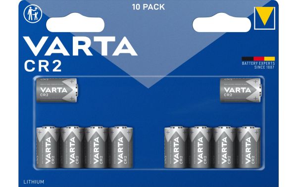 VARTA Lithium Batterie CR2, 10Stk