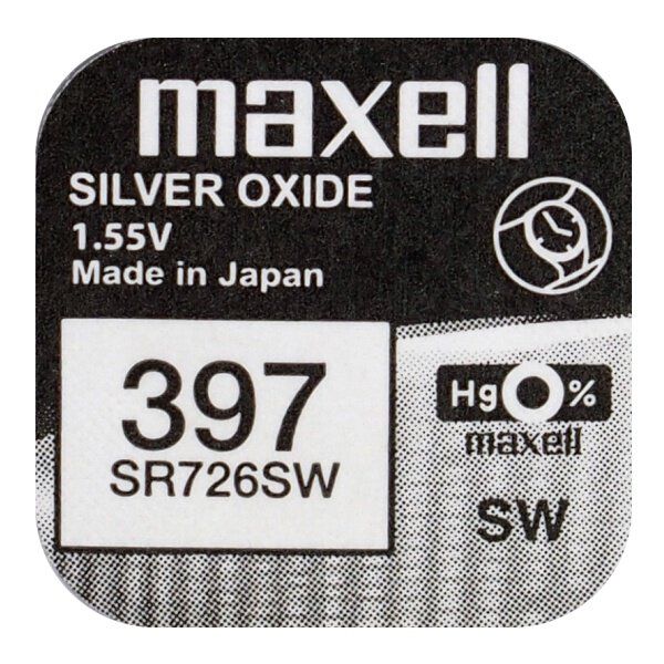 Maxell 397 / SR726SW - Knopfzelle