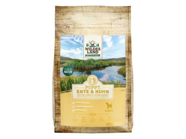 Wildes Land Ente&Huhn, Puppy (4 kg) - Trockenfutter