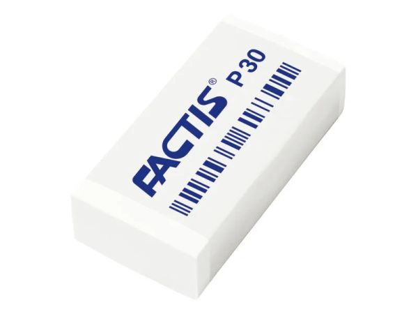Factis P30, Weiss - Radiergummi (1 Stück)