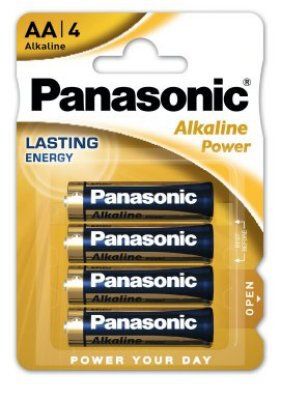 Panasonic Alkaline Power, AA - 4 Batterien