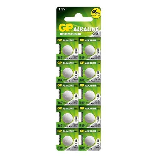 GP 189 (LR54) Alkaline - 10 Batterien (1,5 Volt Alkali)