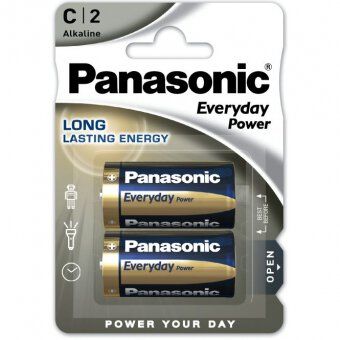 Panasonic Everyday Power, C - 2 Batterien