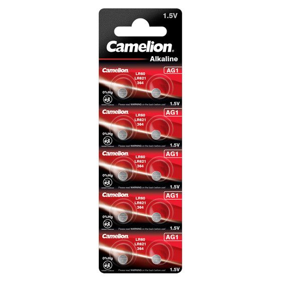 Camelion AG1, LR60, LR621, 364 Alkaline - 10 Batterien