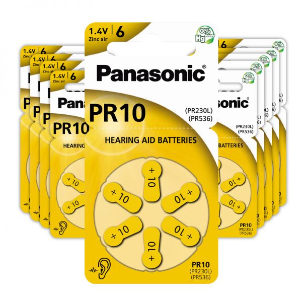 Panasonic PR10 Hörgerätebatterien