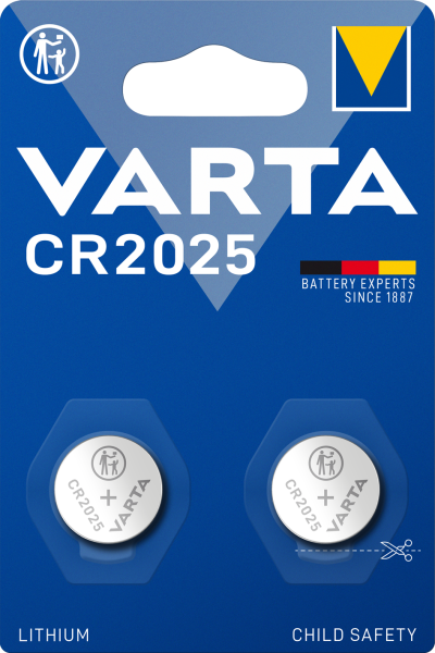 Varta CR2025 - 2 Knopfzellen