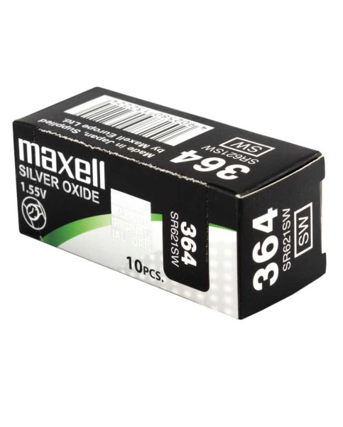 Maxell 364 / SR621SW - 10 Knopfzellen
