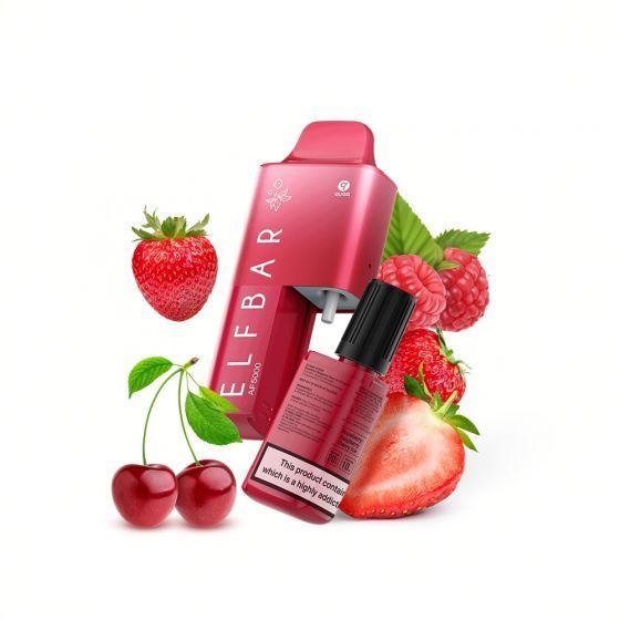 Elfbar AF5000, Strawberry Raspberry Cherry - Vape