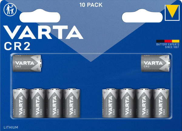 Varta Lithium, CR2 - 10 Batterien