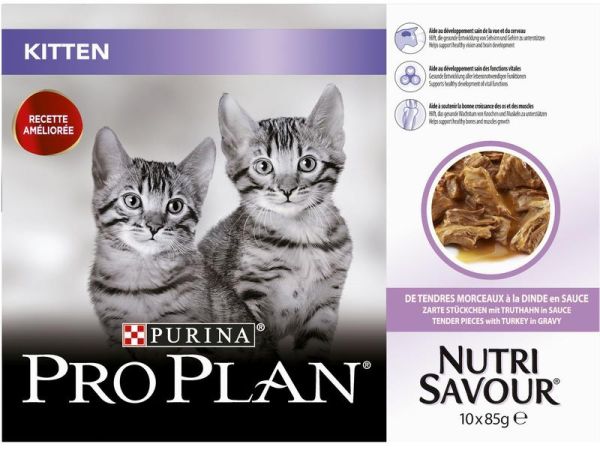 Purina Pro Plan Truthahn, Junior (10x85g) - Nassfutter