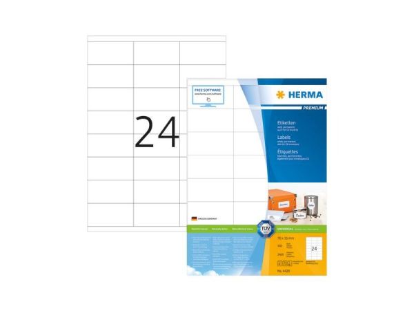 HERMA 4429, 70 x 35 mm - Universal-Etiketten