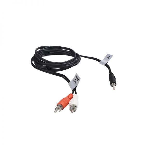 Audiokabel Y-Kabel Klinke zu Cinch ✓ 1x Klinkenstecker 3.5 mm zu 2x Cinch-Stecker ✓ Für Phonak TVLink II