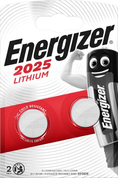 Energizer, CR2025 - 2 Knopfzellen