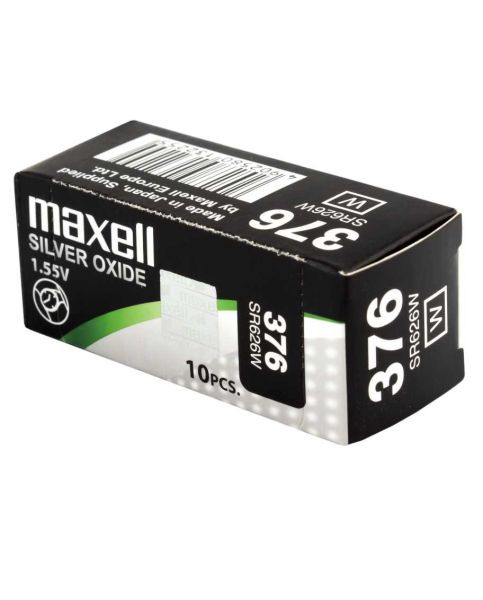 Maxell 376 / SR626W - 10 Knopfzellen