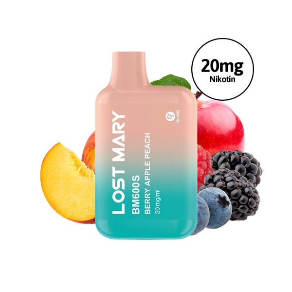 Lost Mary BM600S, Berry Apple Peach - Vape