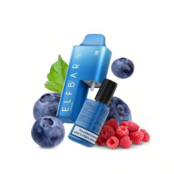 Elfbar AF5000, Blueberry Sour Raspberry - Vape
