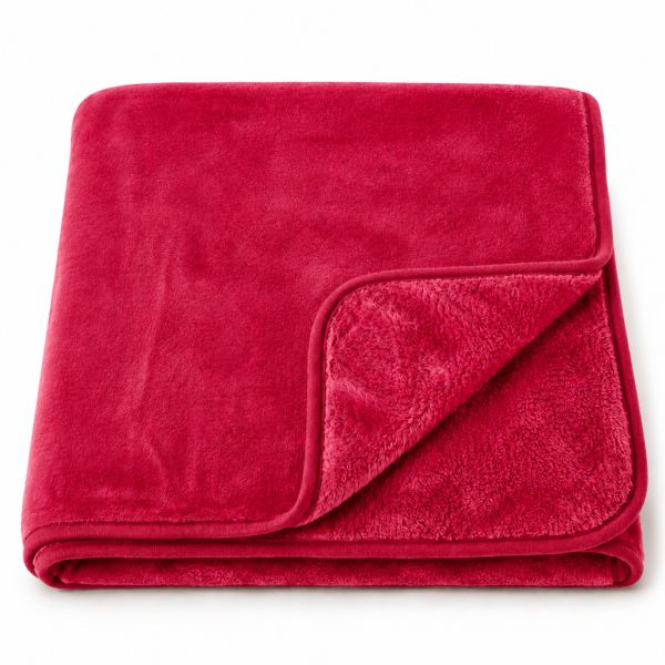 Eskimo Kuscheldecke - Farbe Rot (150x200cm)