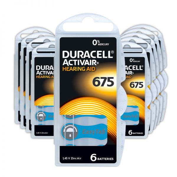 Duracell 675 EasyTab Hörgerätebatterien