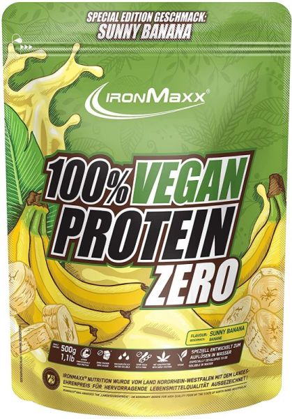 Ironmaxx 100% Vegan Protein Zero (Banana)